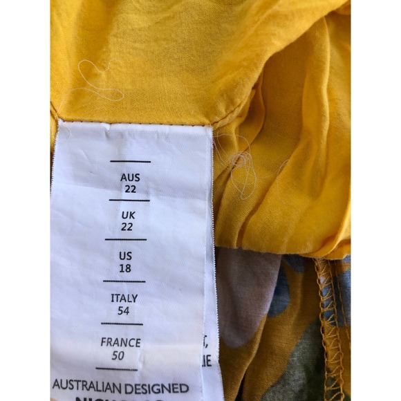 Nicholas Prairie Dress Smocked Floral Multicolor 18 - Picture 13 of 14